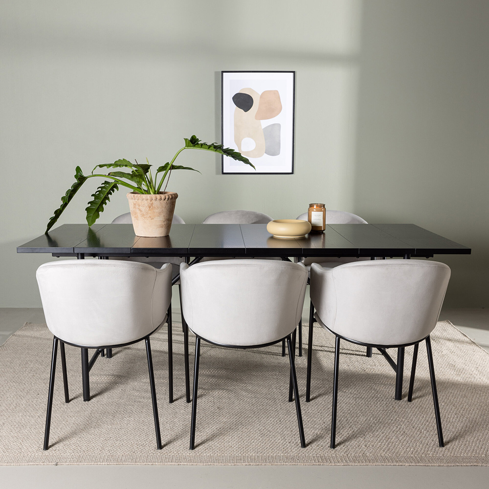 Matgrupp Venture Home Astrid med 6 Evelina Stolar