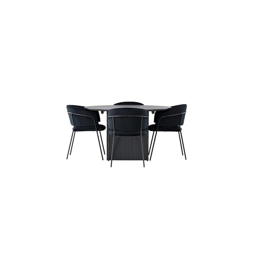 Matgrupp Venture Home Matilda med 4 Selma Stolar