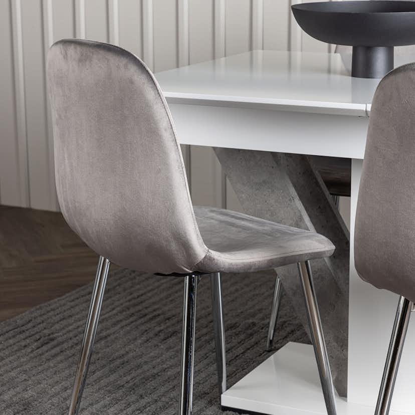 Matgrupp Venture Home Disa med 4 Eva Stolar