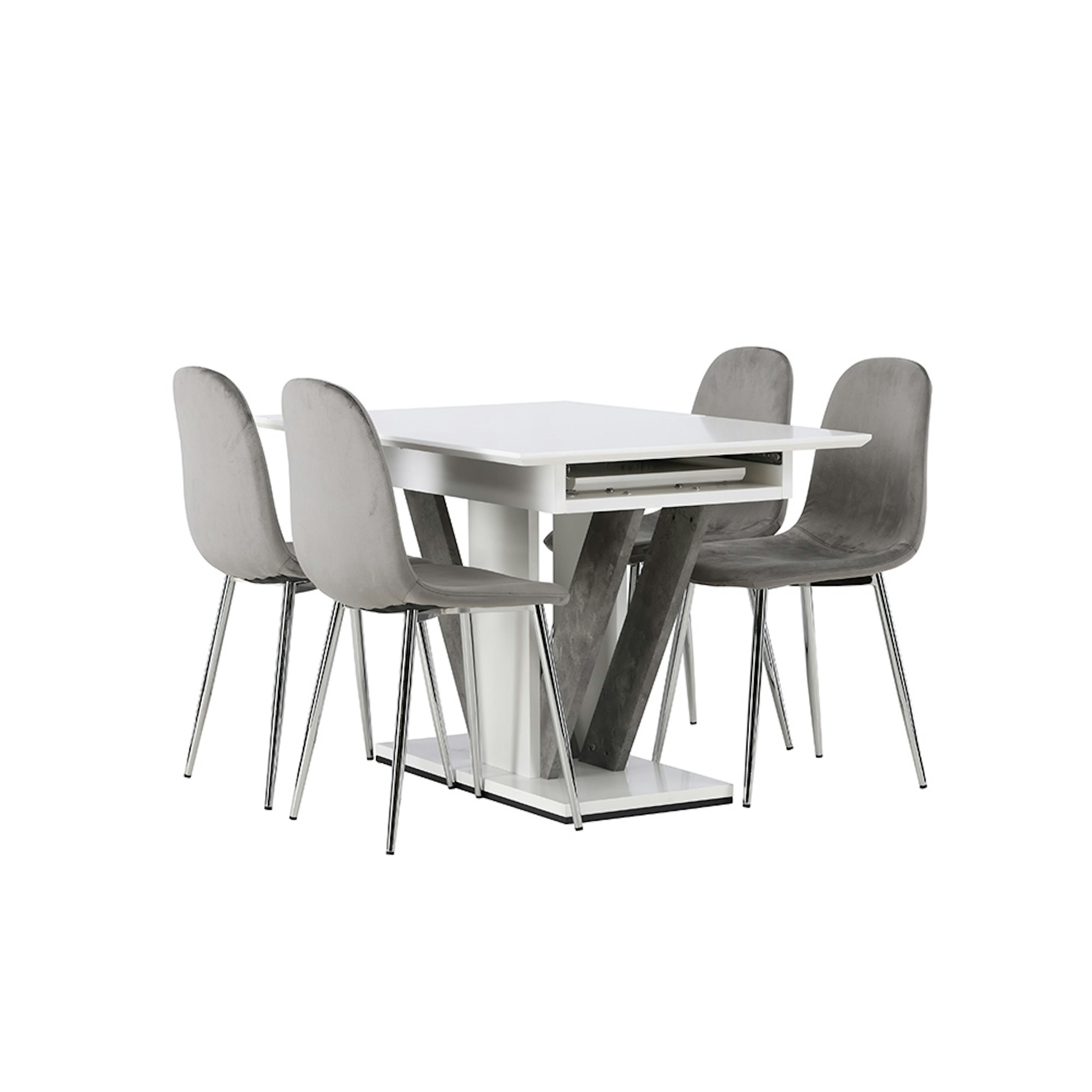 Matgrupp Venture Home Disa med 4 Eva Stolar