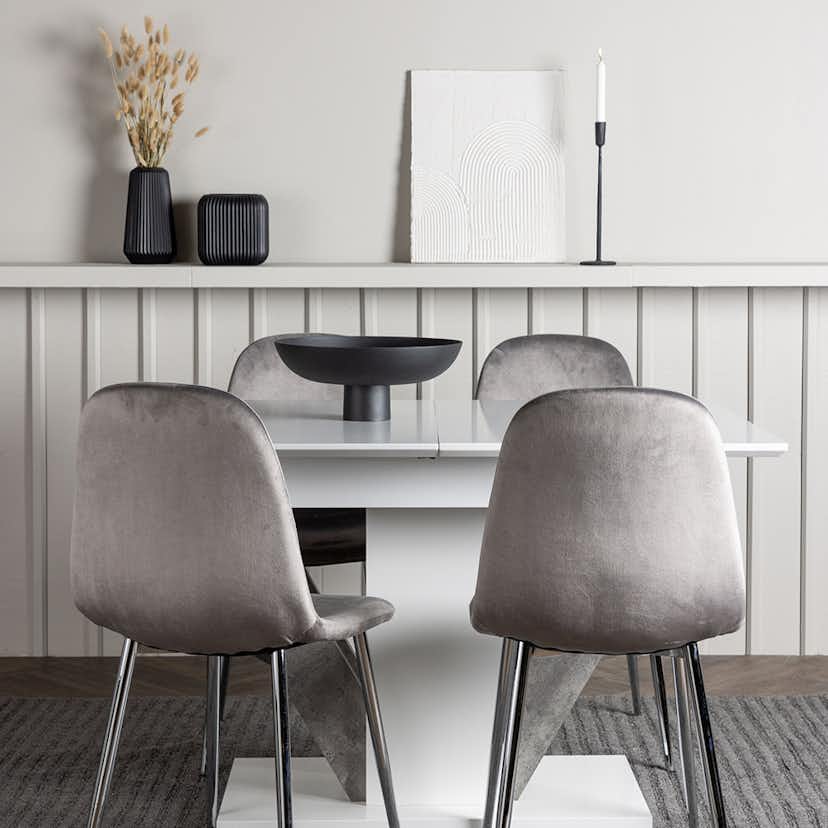 Matgrupp Venture Home Disa med 4 Eva Stolar