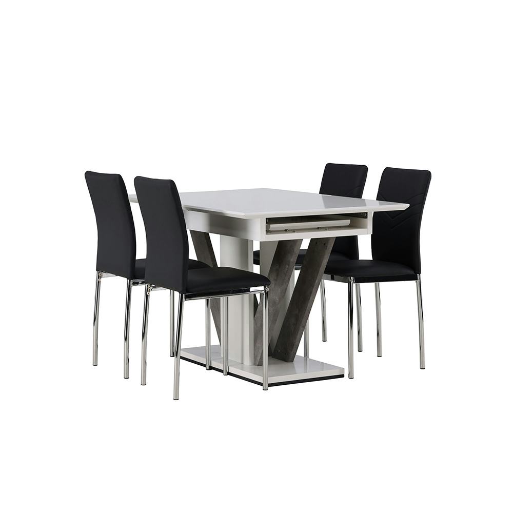 Matgrupp Venture Home Disa med 4 Lily Stolar