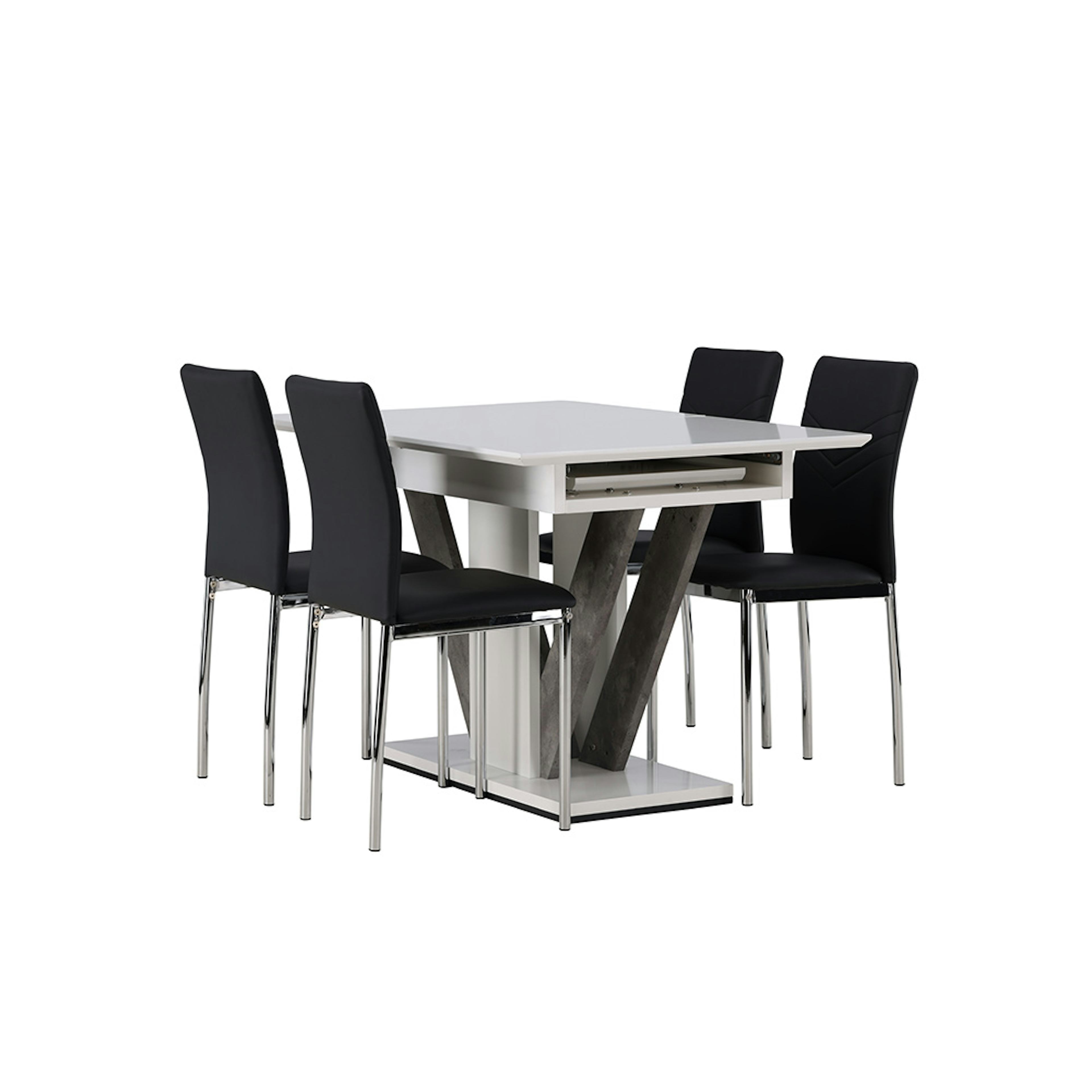 Matgrupp Venture Home Disa med 4 Lily Stolar