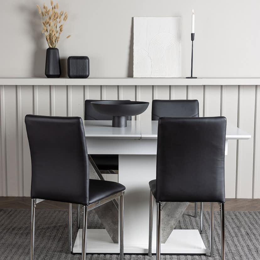 Matgrupp Venture Home Disa med 4 Lily Stolar