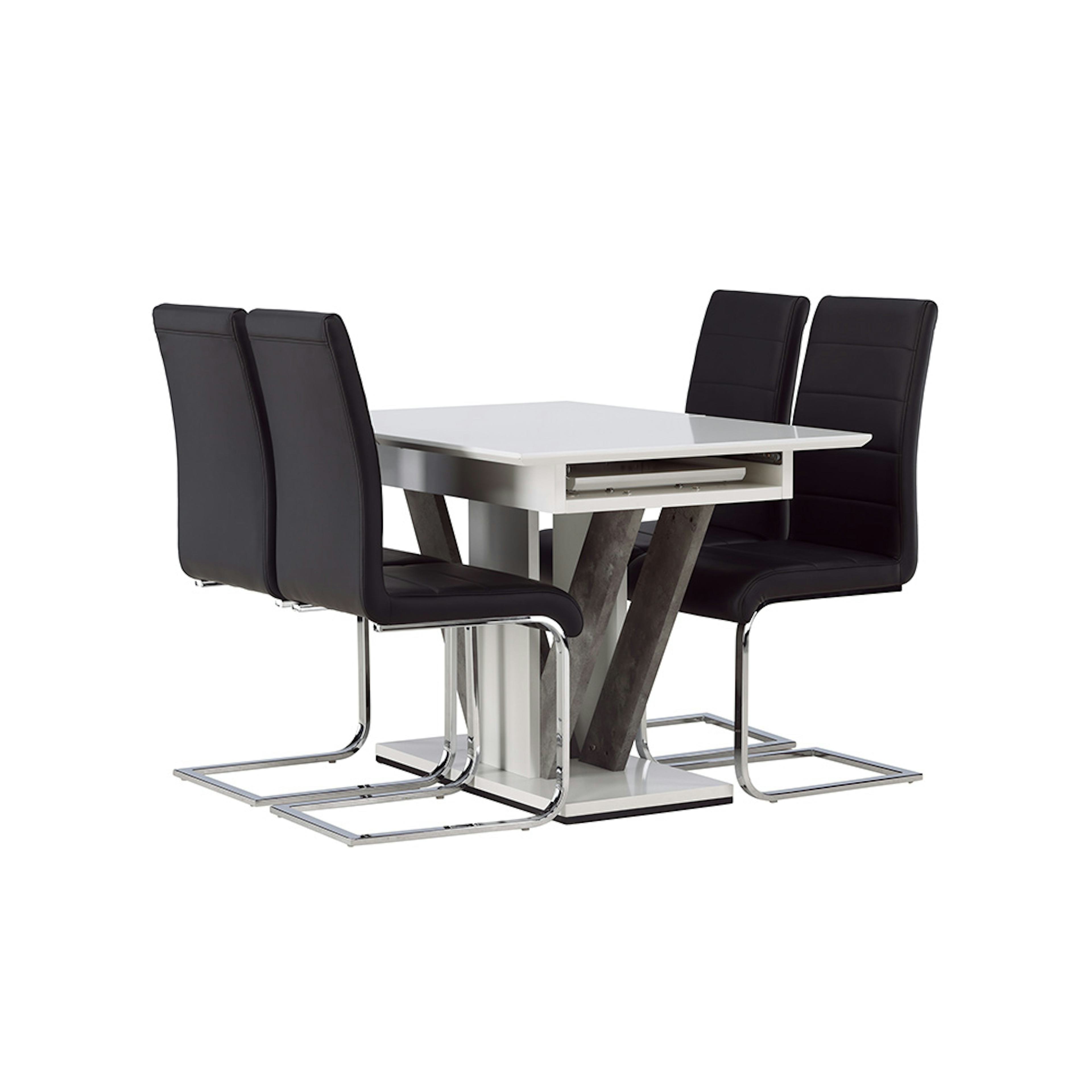 Matgrupp Venture Home Disa med 4 Tempo Stolar