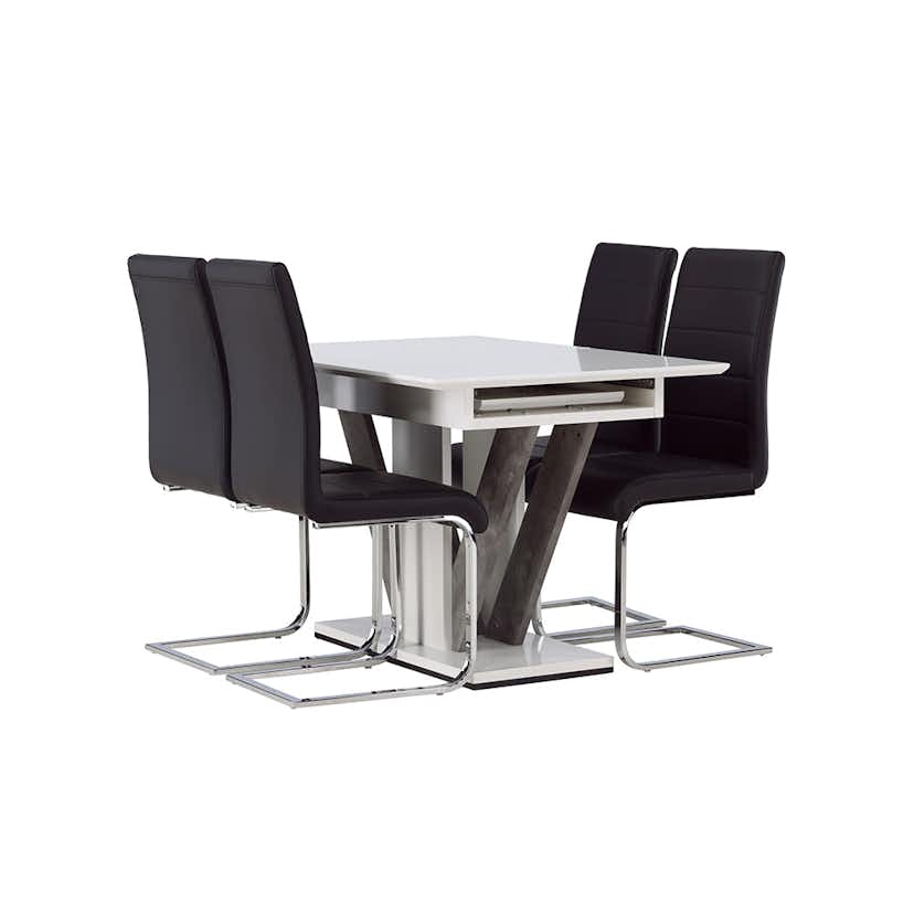 Matgrupp Venture Home Disa med 4 Tempo Stolar