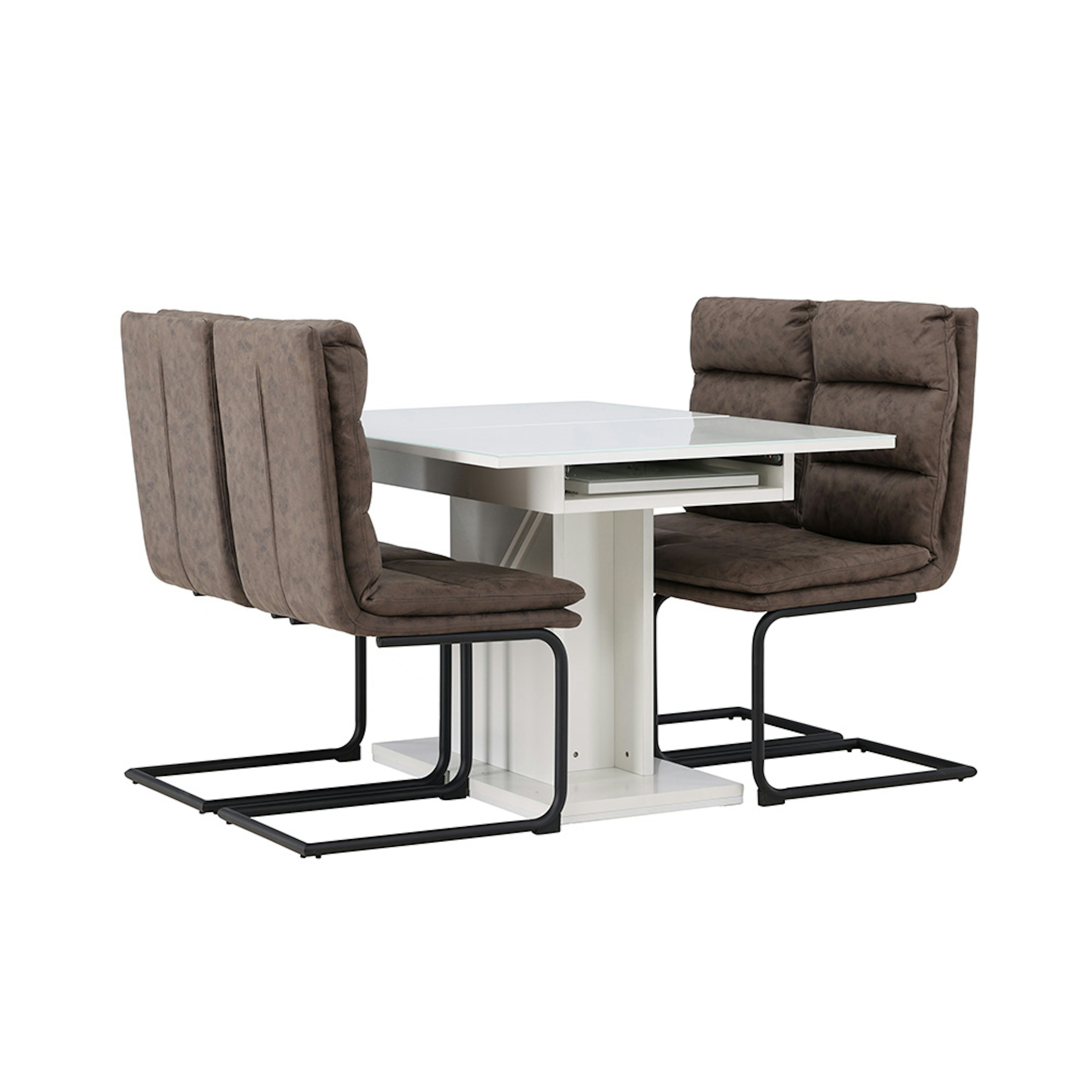 Matgrupp Venture Home Pluto med 4 Zizo Stolar