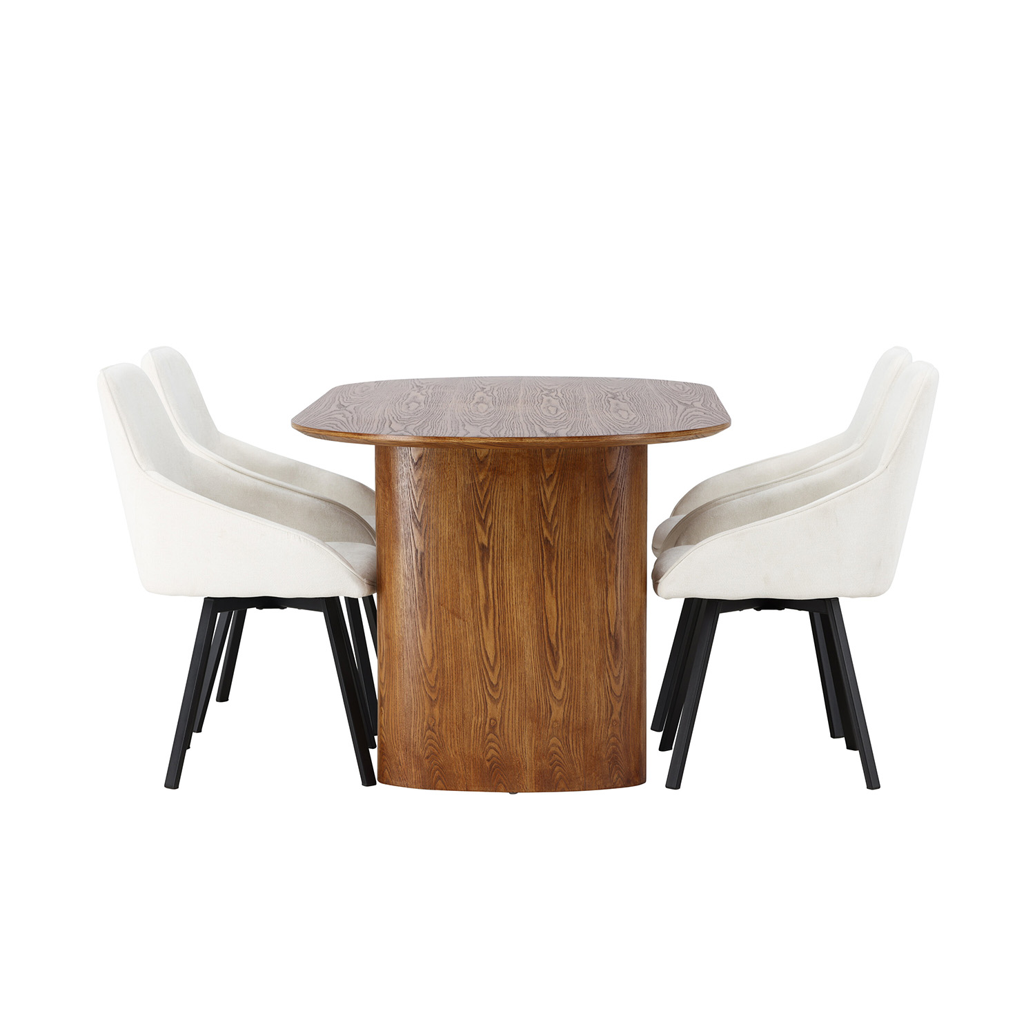 Matgrupp Venture Home Isolde med 4 Rosie Stolar