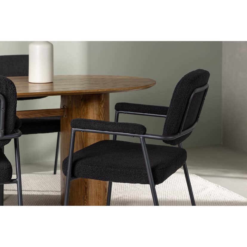 Matgrupp Venture Home Isolde med 4 Yesterday Stolar