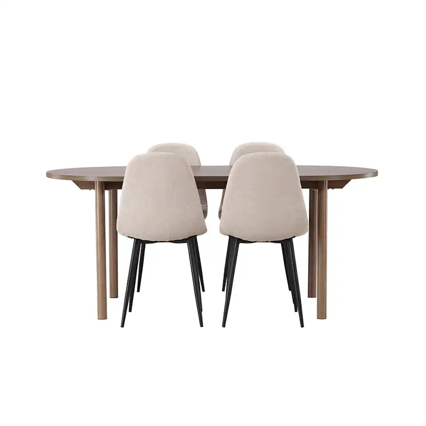 Matgrupp Venture Home Andy med 4 Polar Stolar