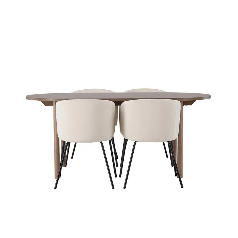 Matgrupp Venture Home Andy med 4 Berit Stolar