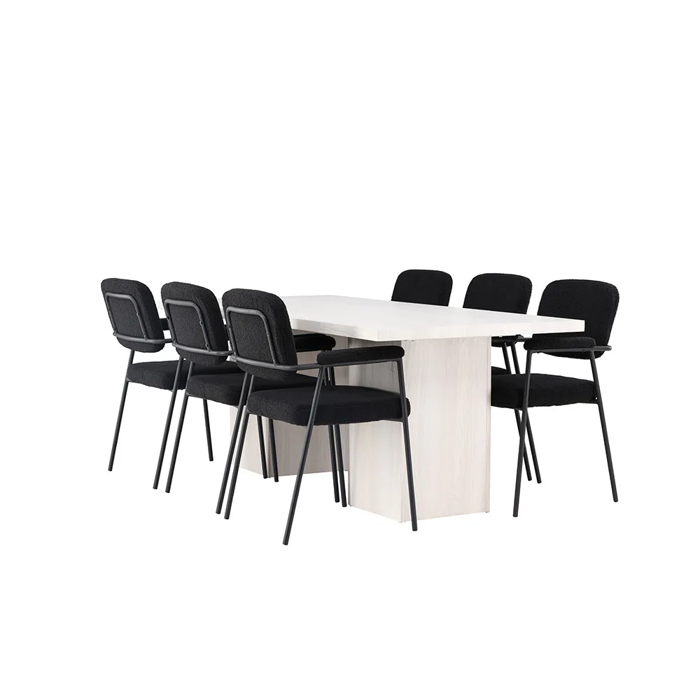 Matgrupp Venture Home Olga med 6 Yesterday Stolar