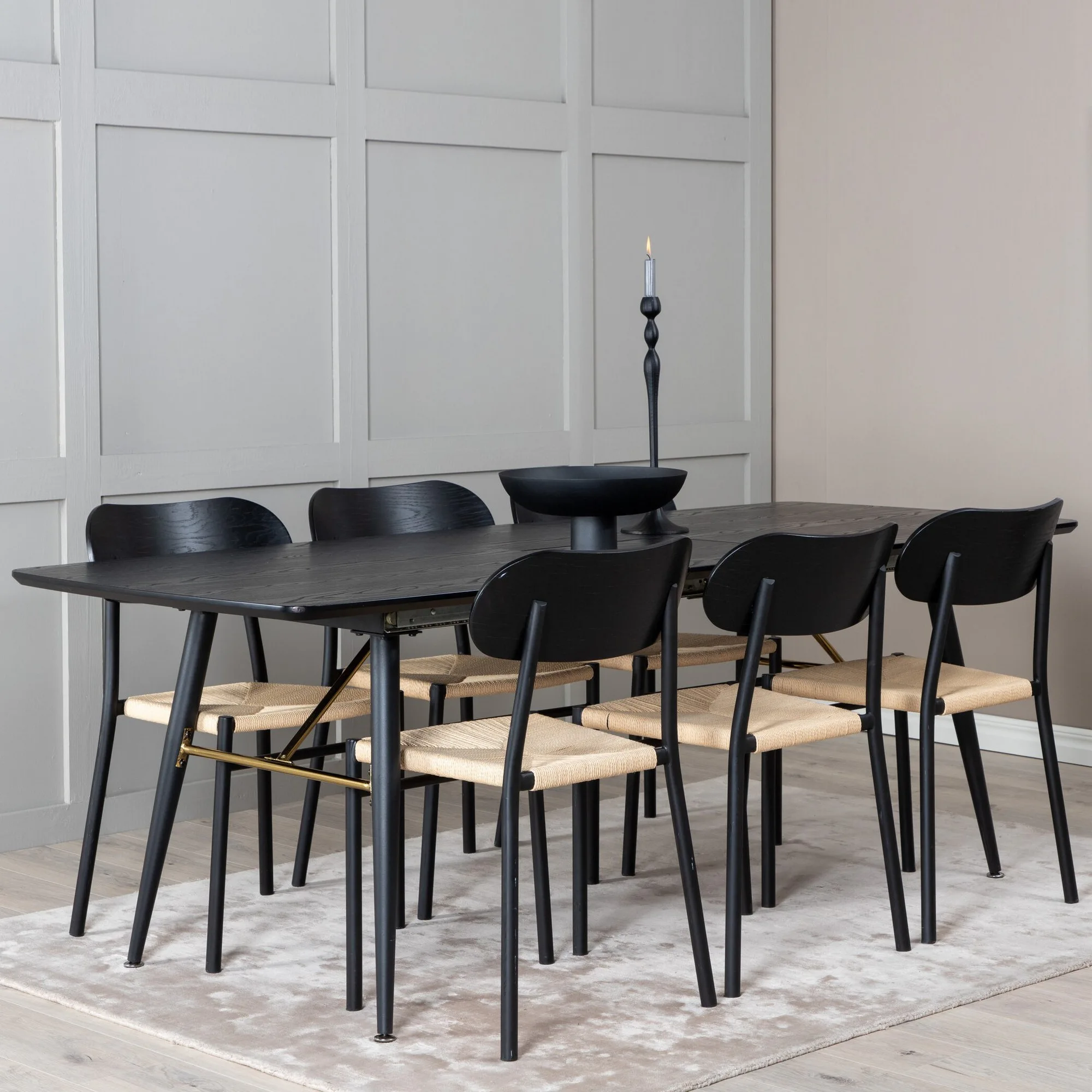 Matgrupp Venture Home Gold med 6st Polly Stolar