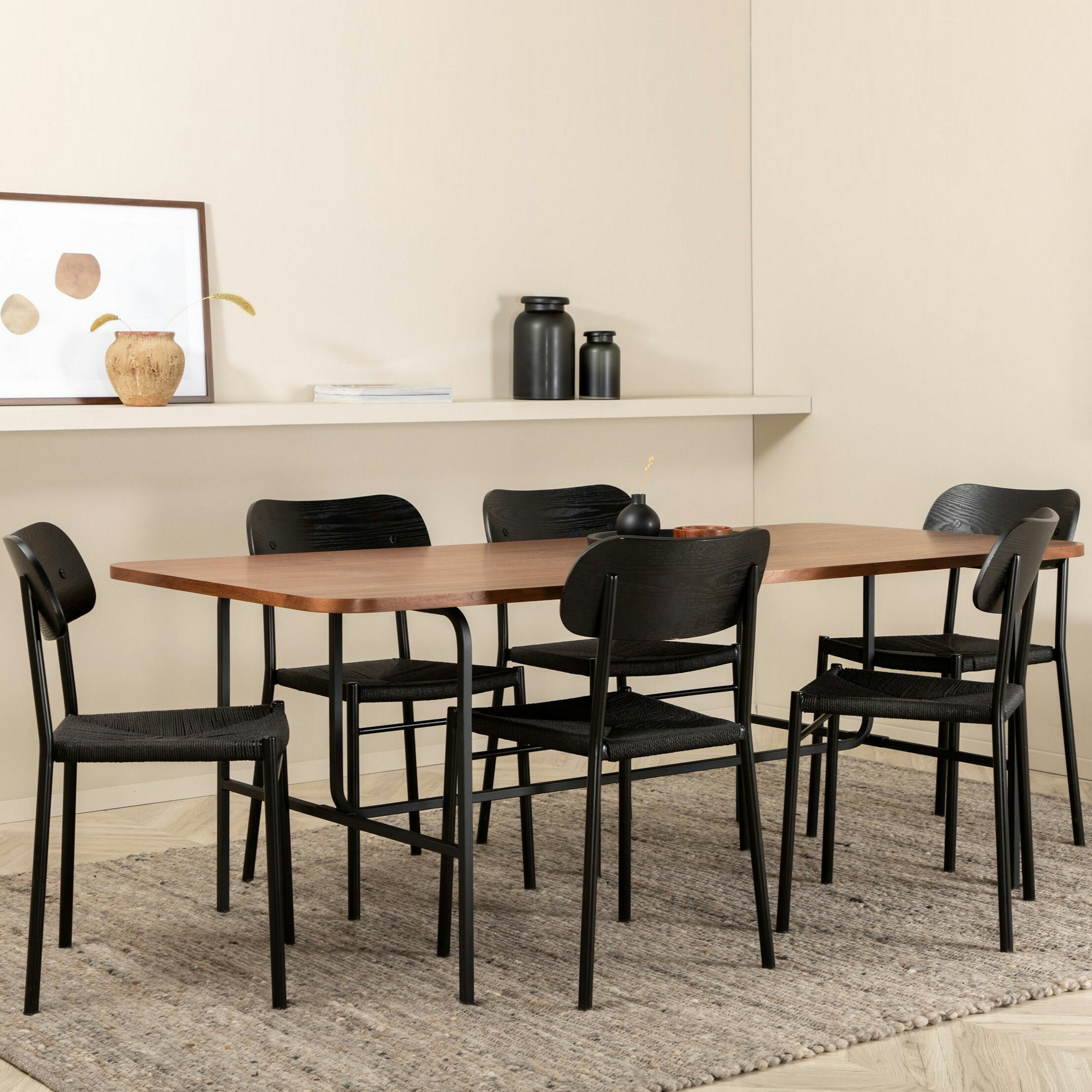 Matgrupp Venture Home Uno med 6st Polly Stolar