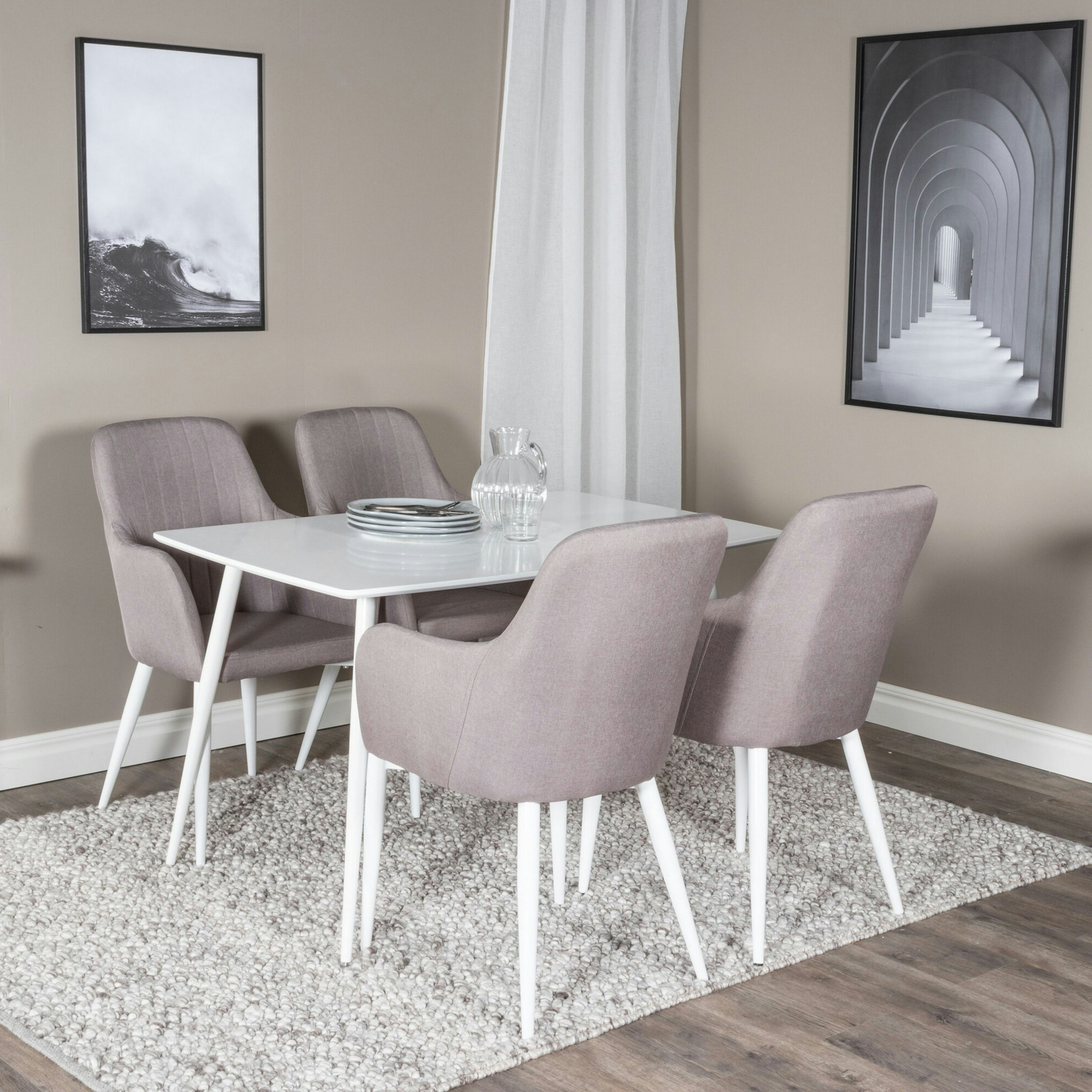 Matgrupp Venture Home Polar med 4st Comfort Stolar