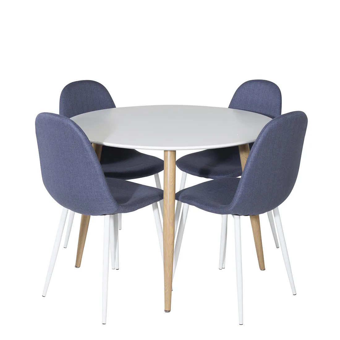 Matgrupp Venture Home Polar Ø100 cm med 4st Plaza Matstolar