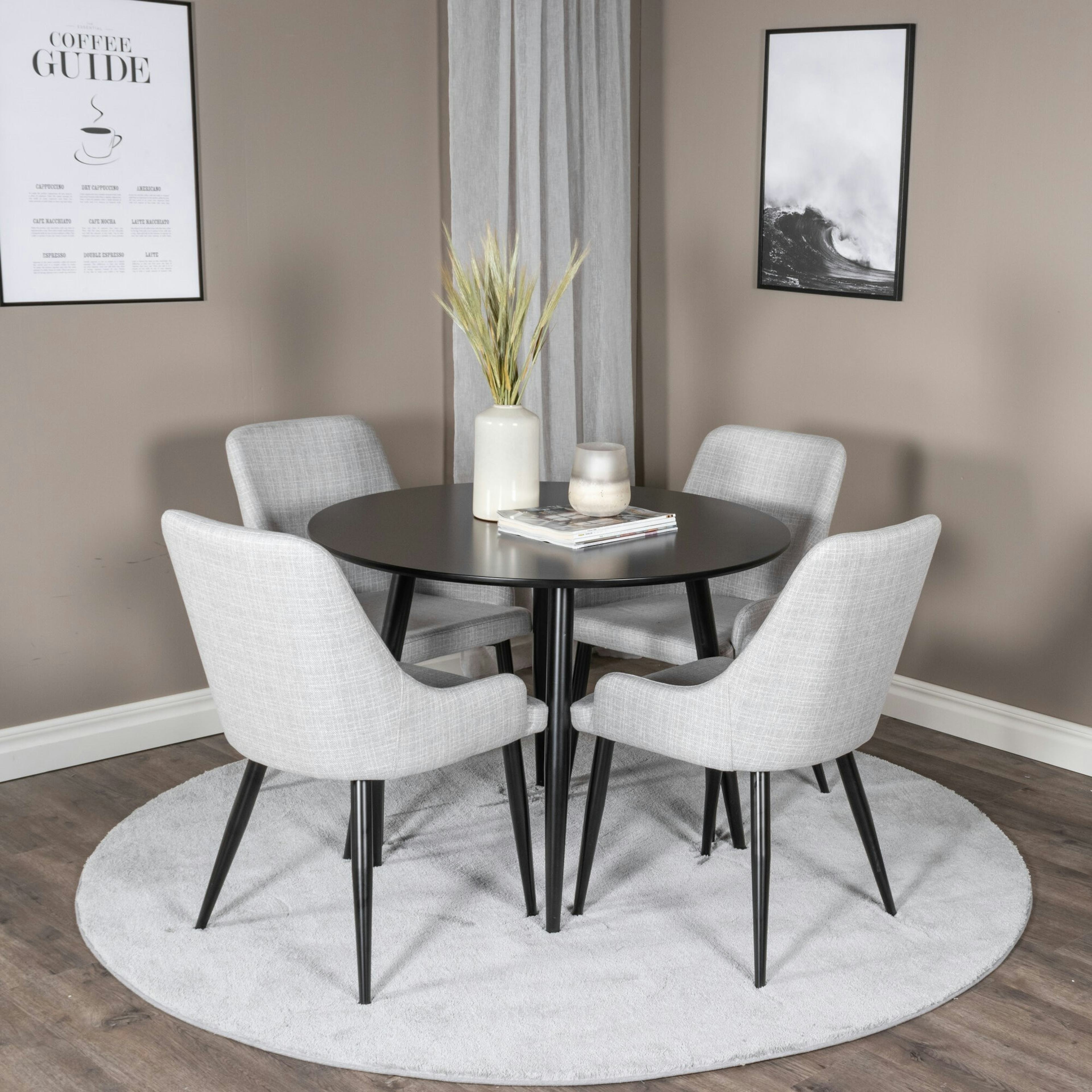 Svart/Ljusgrå/Svart