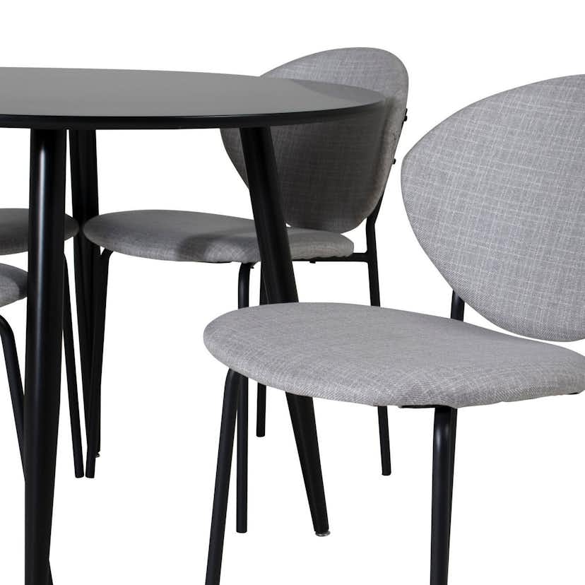 Matgrupp Venture Home Plaza med 4st Vault Stolar