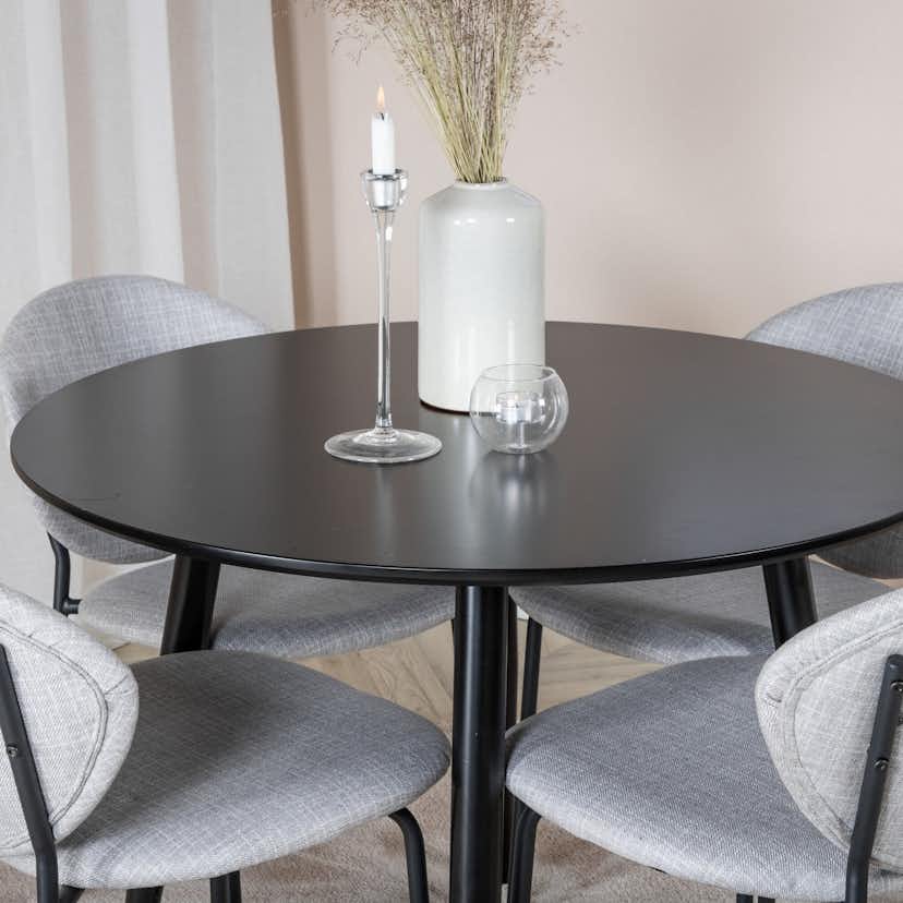 Matgrupp Venture Home Plaza med 4st Vault Stolar