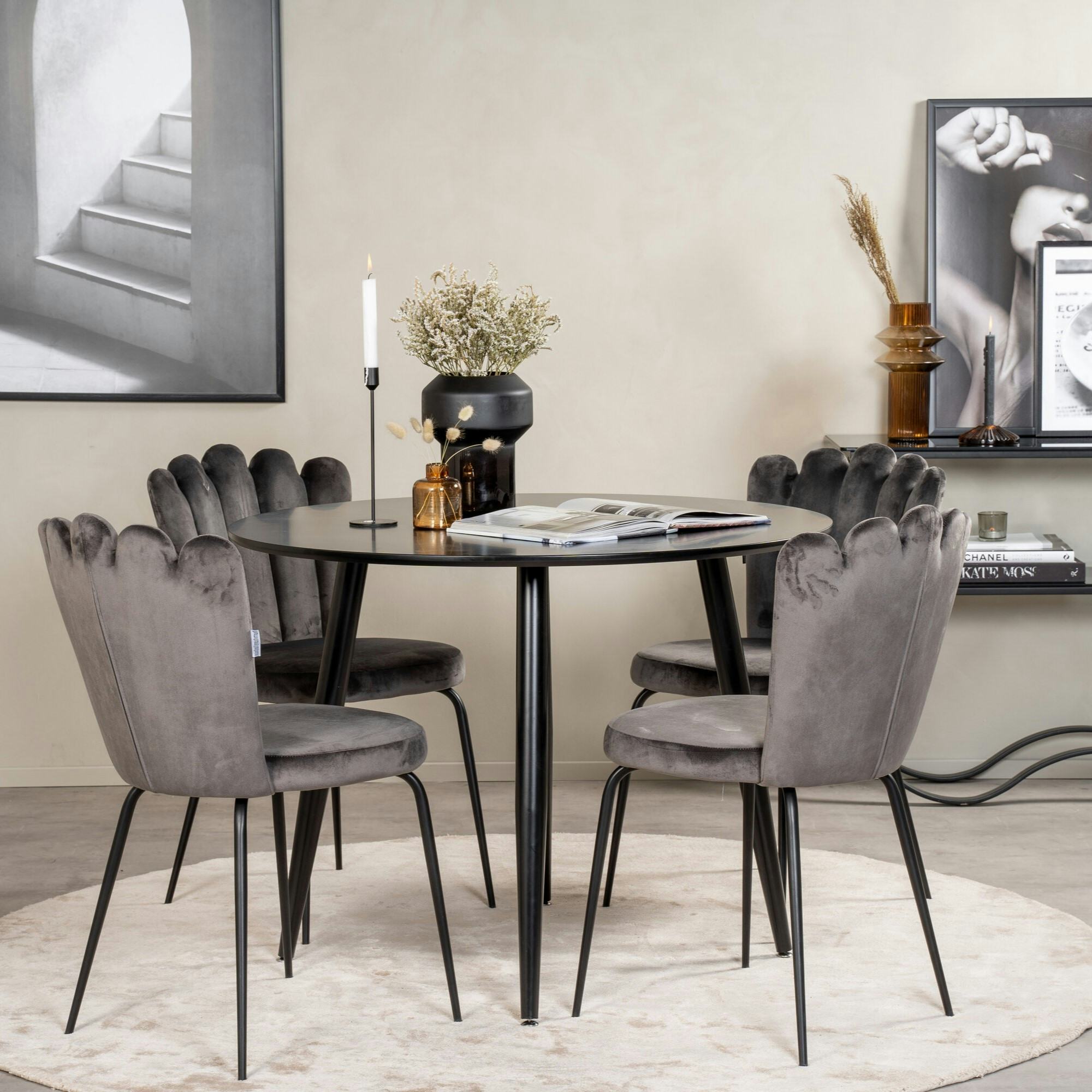 Matgrupp Venture Home Plaza med 4st Limhamn Stolar