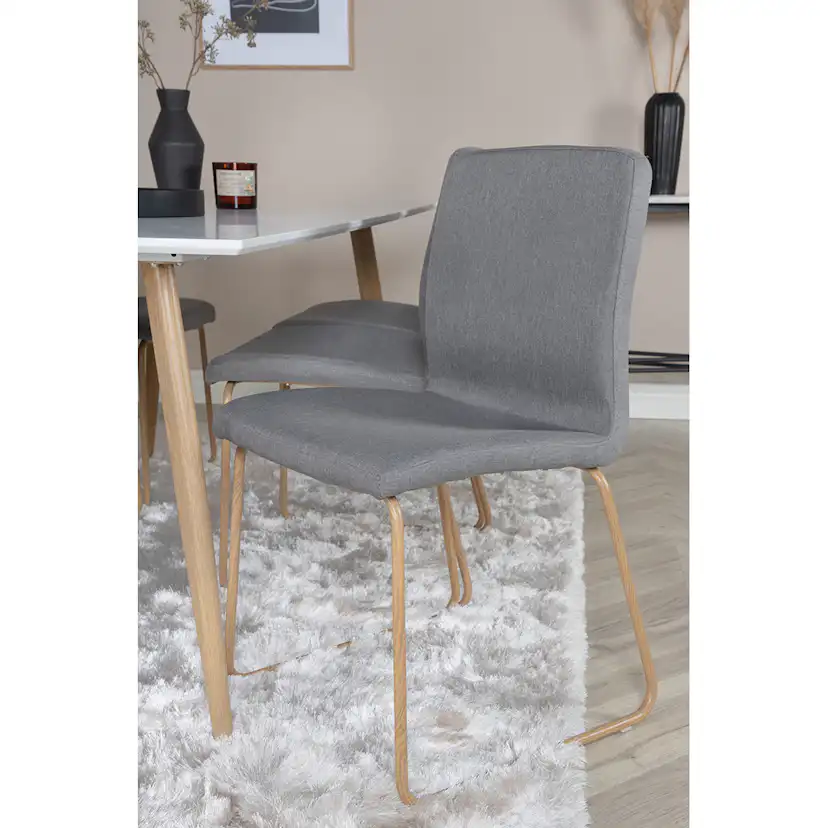 Matgrupp Venture Home Polar Ø100 cm med 6st Mace Matstolar