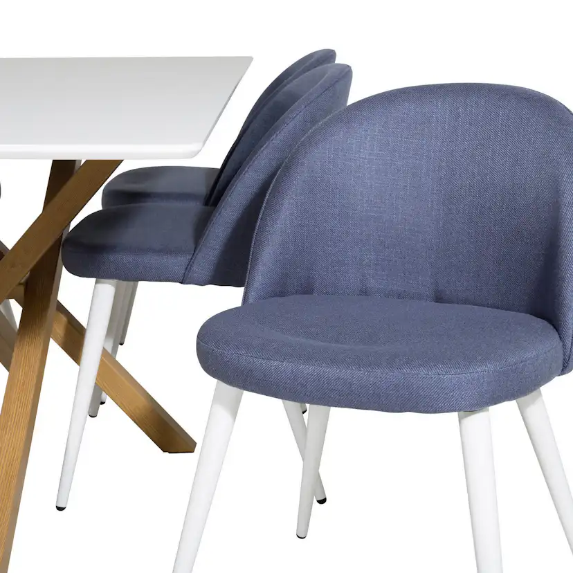 Matgrupp Venture Home Piazza med 6st Velvet Stolar