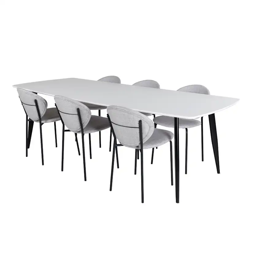 Matgrupp Venture Home Polar med 6st Vault Stolar