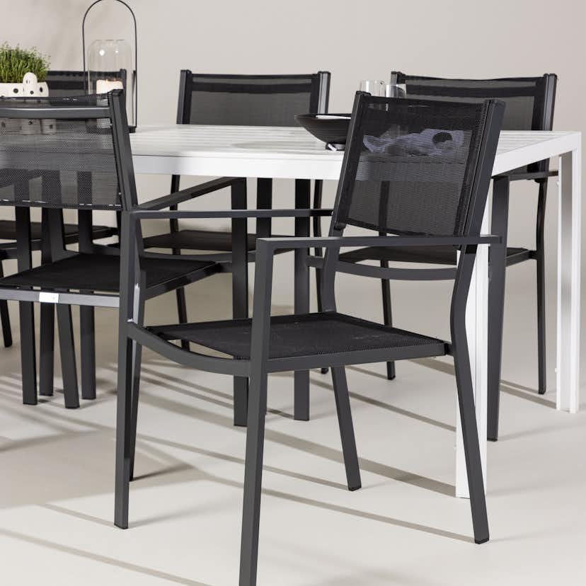 Trädgårdsgrupp Venture Home Break med 6 Copacabana Stolar