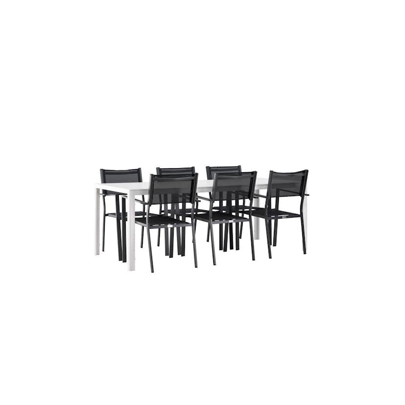 Trädgårdsgrupp Venture Home Break med 6 Copacabana Stolar