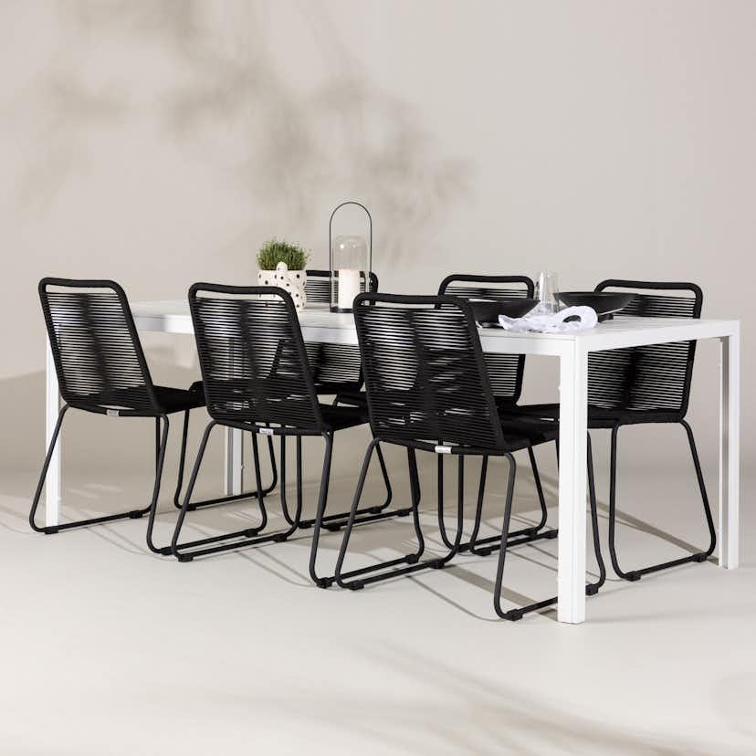 Trädgårdsgrupp Venture Home Break med 6 Lindos Stolar