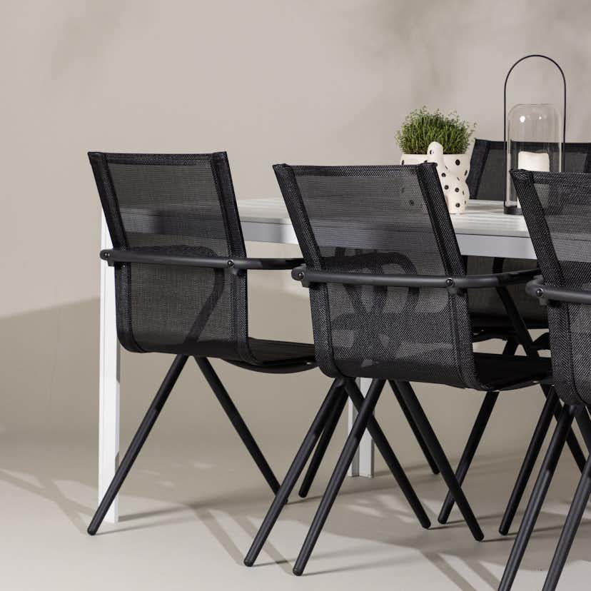 Trädgårdsgrupp Venture Home Break med 6 Alina Stolar