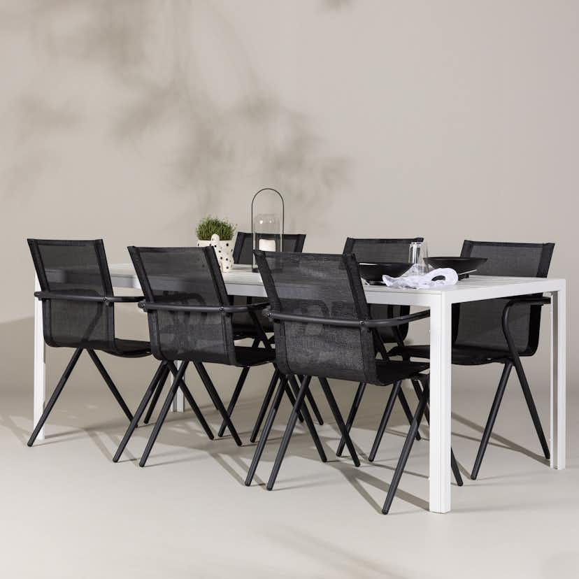 Trädgårdsgrupp Venture Home Break med 6 Alina Stolar