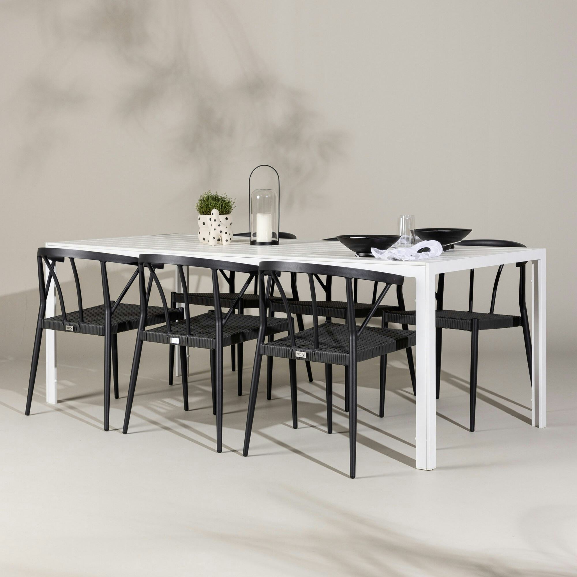 Trädgårdsgrupp Venture Home Break med 6 Stina Stolar