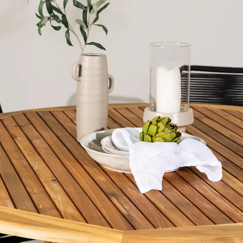 Trädgårdsgrupp Venture Home Tucumán med 6 Lindos Trädgårdsstolar