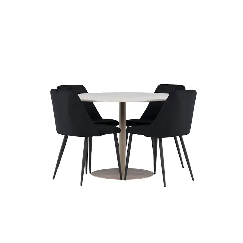 Matgrupp Venture Home Lycke Ø110 med 4 st Night Stolar