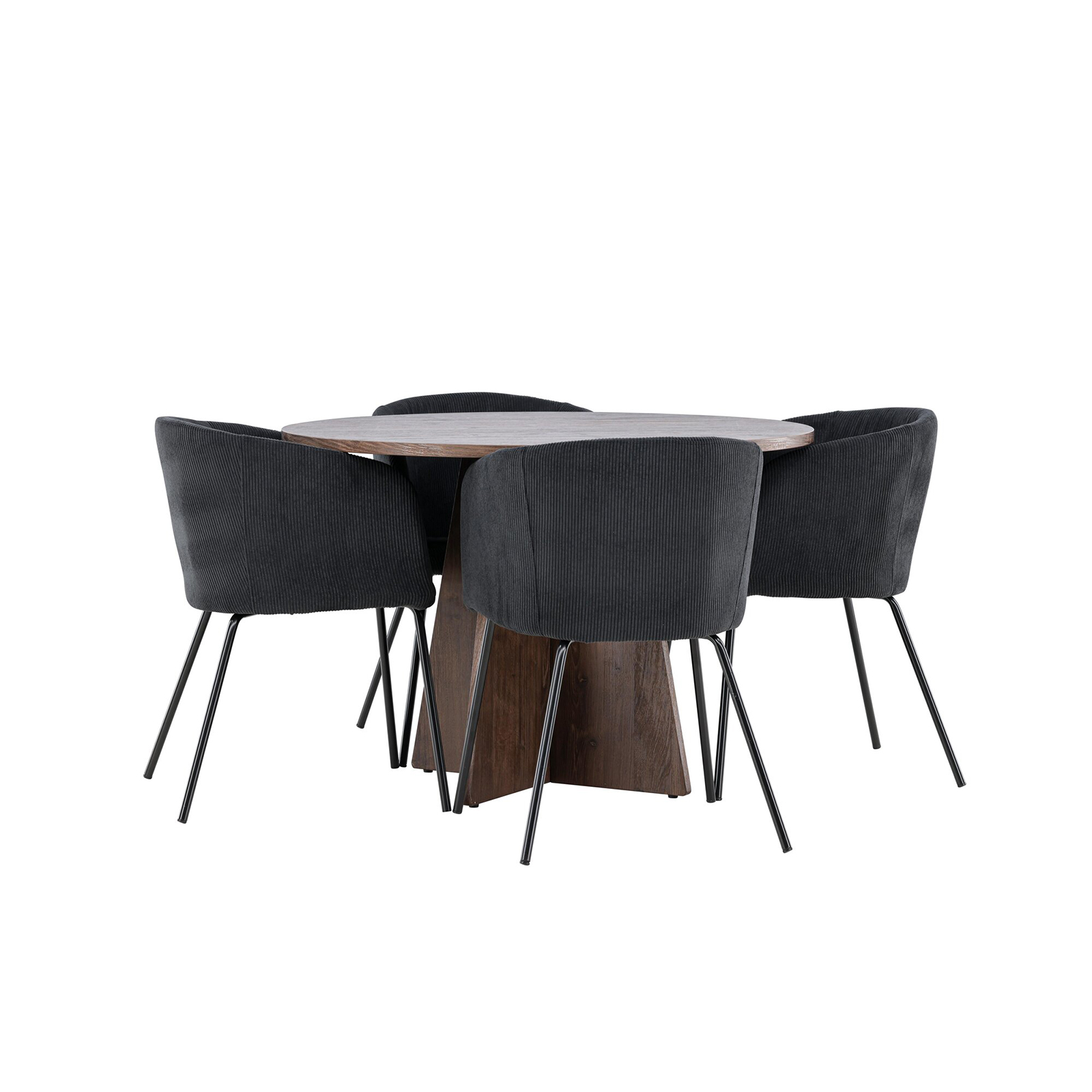 Matgrupp Venture Home Bootcut Ø110 med 4 st Berit Stolar