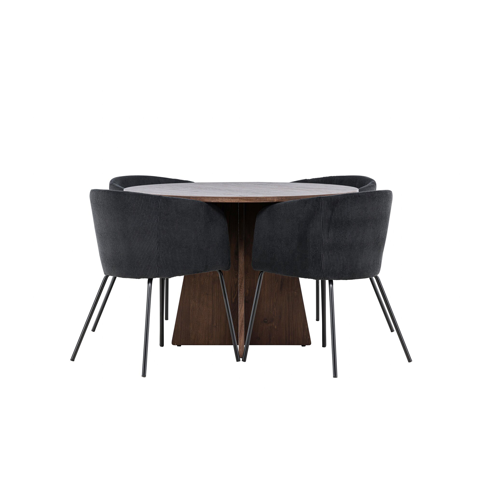 Matgrupp Venture Home Bootcut Ø110 med 4 st Berit Stolar