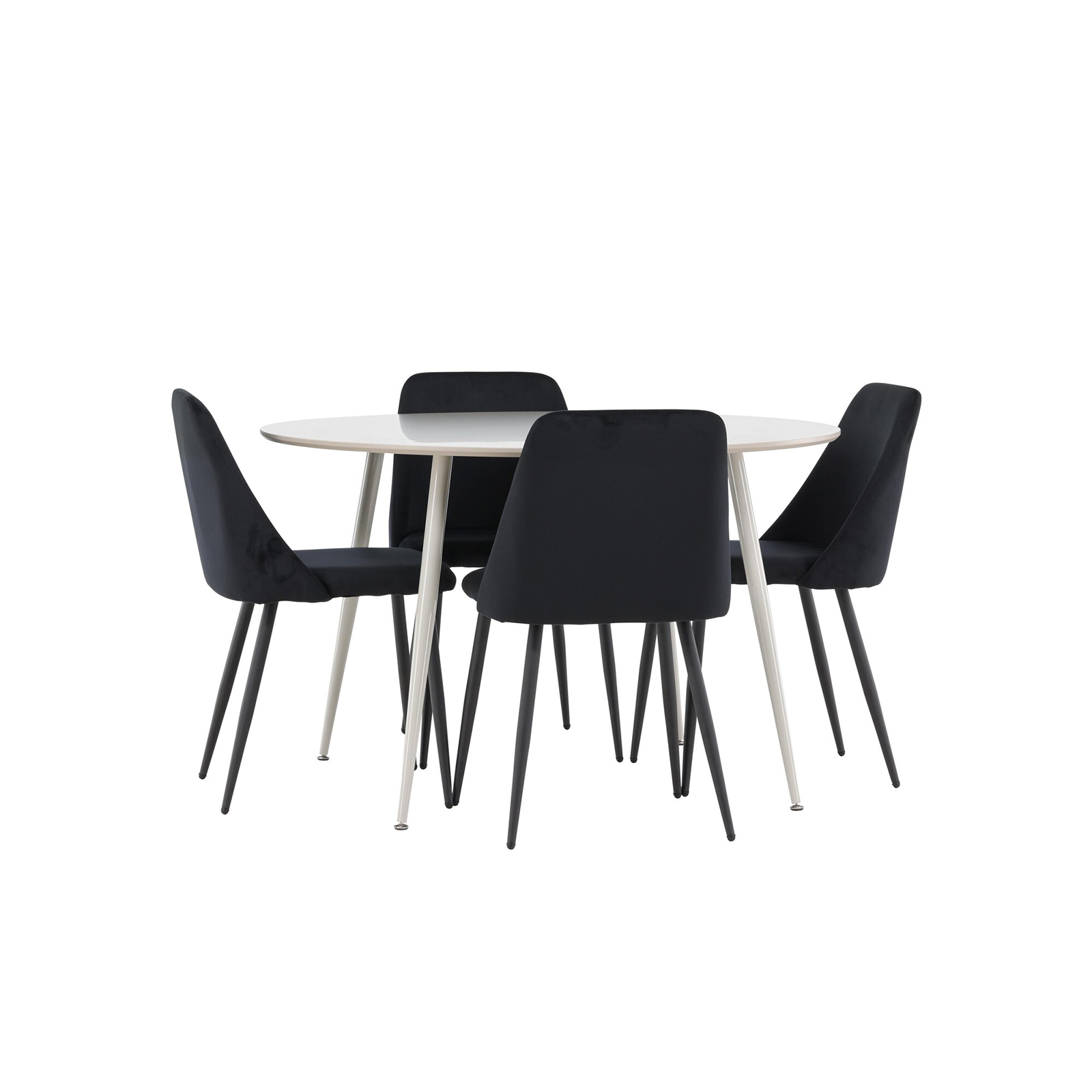 Matgrupp Venture Home Plaza Ø120 med 4 st Night Stolar