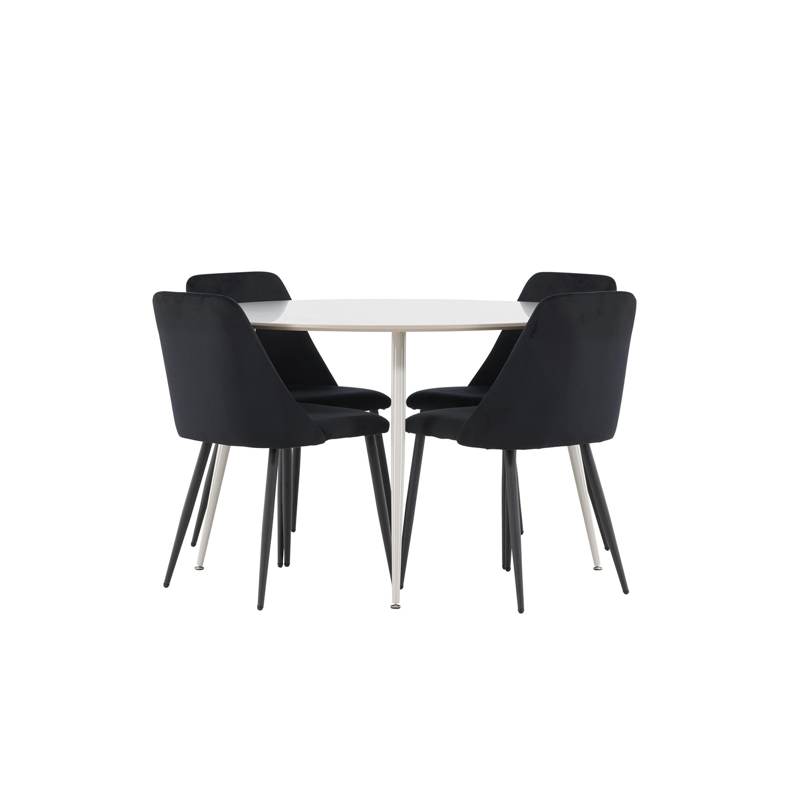 Matgrupp Venture Home Plaza Ø120 med 4 st Night Stolar