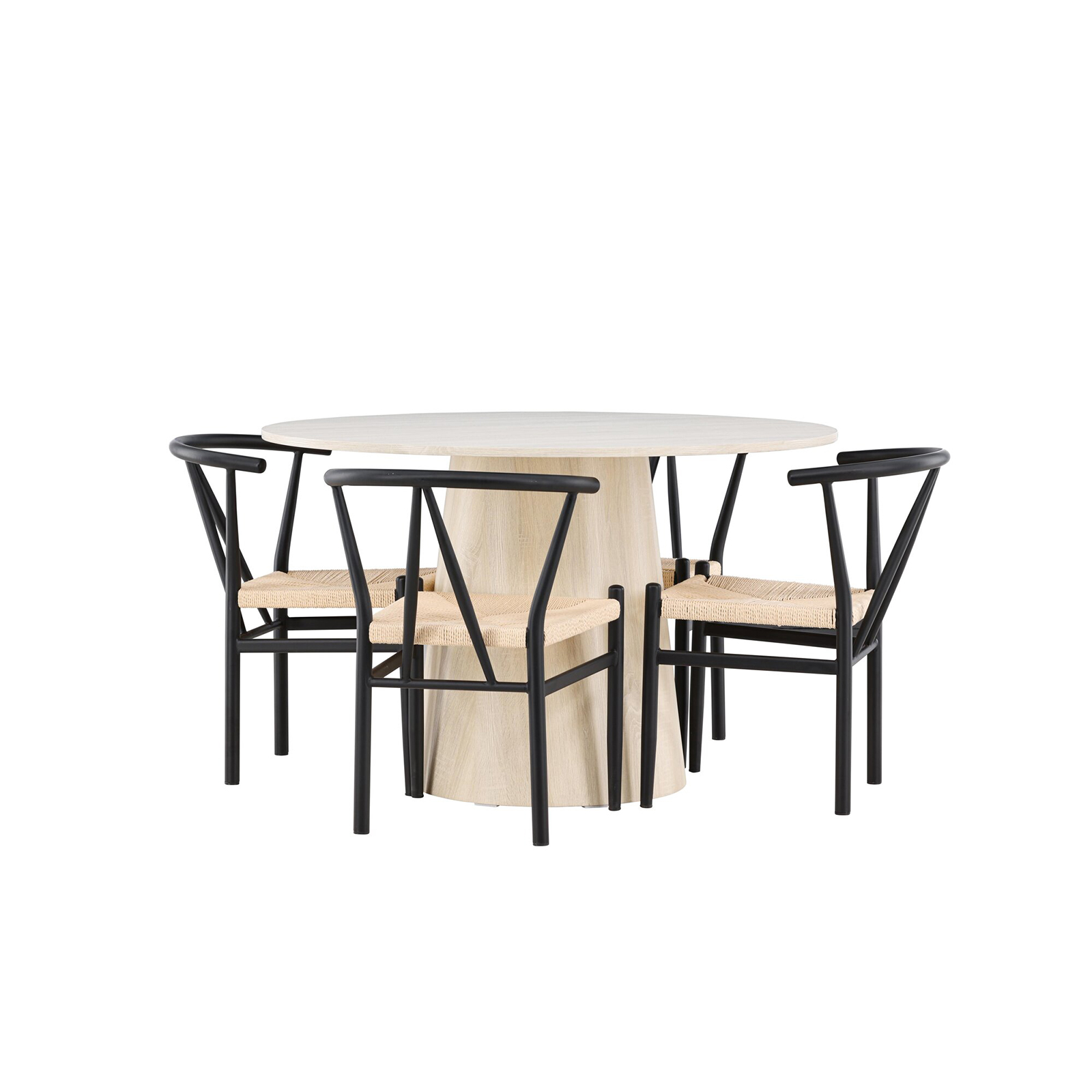 Matgrupp Venture Home Lanzo Ø120 med 4 st Alfons Stolar