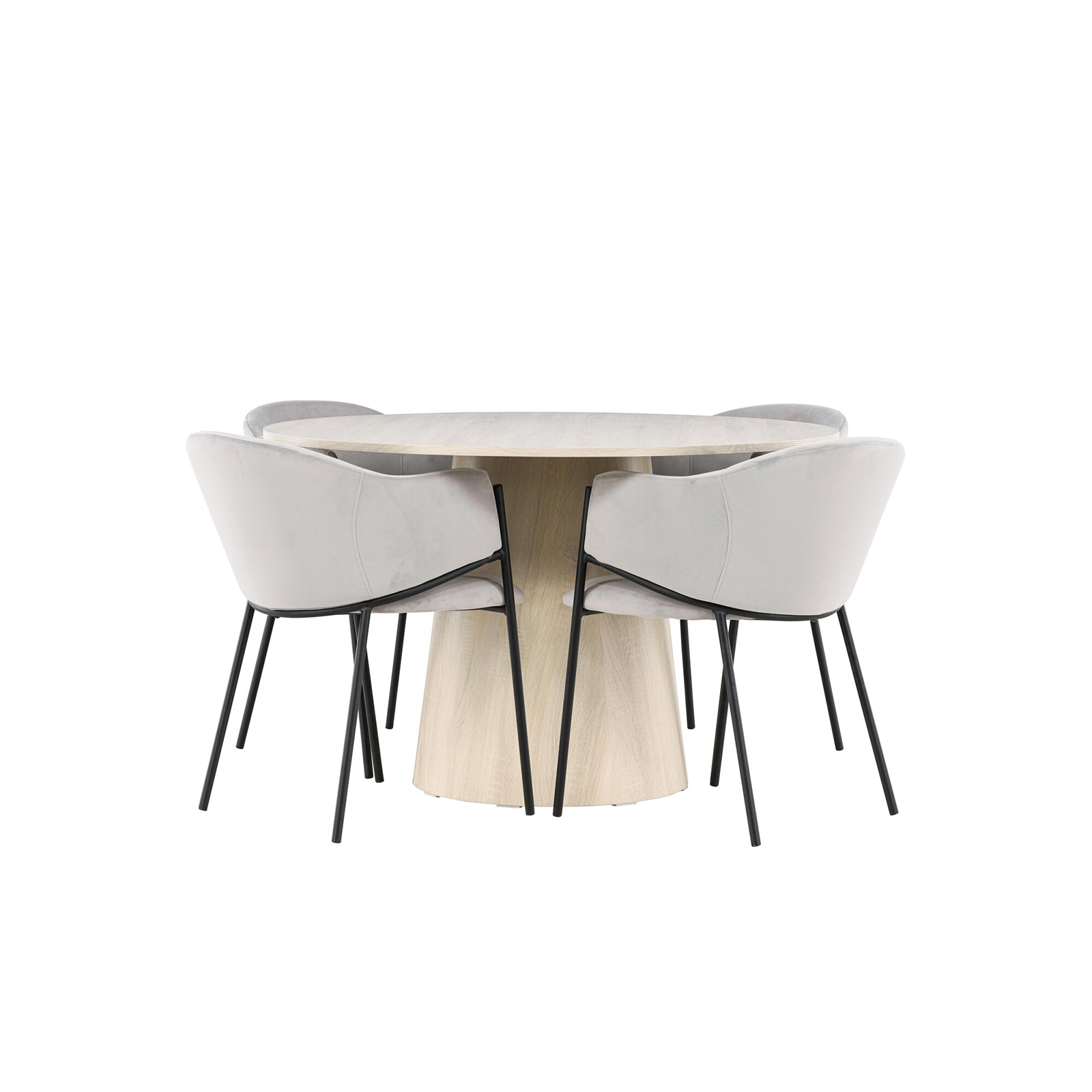 Matgrupp Venture Home Lanzo Ø120 med 4 st Evelina Stolar