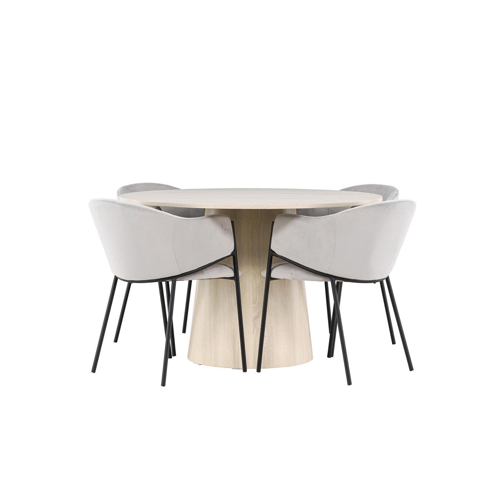 Matgrupp Venture Home Lanzo Ø120 med 4 st Evelina Stolar
