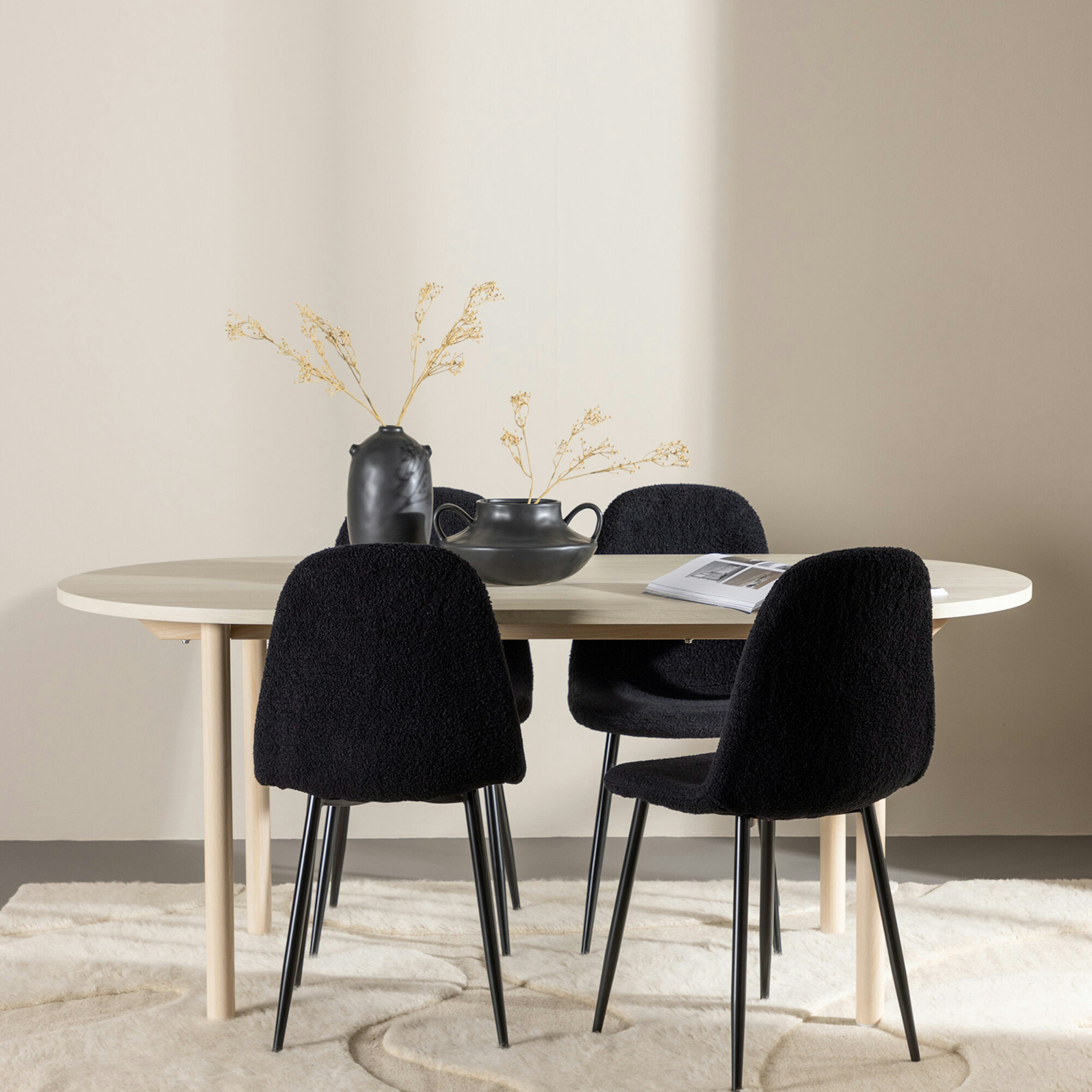 Matgrupp Venture Home Andy 180 med 4 st Polar Stolar Teddy