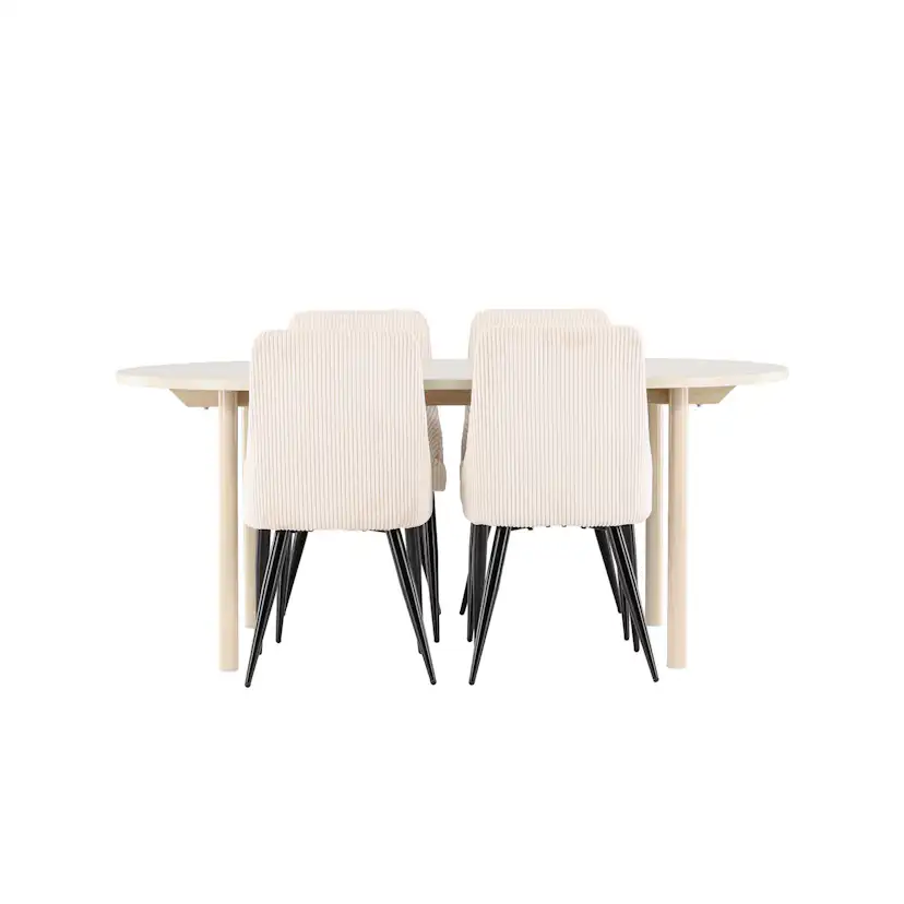 Matgrupp Venture Home Andy 180 med 4 st Leone Stolar