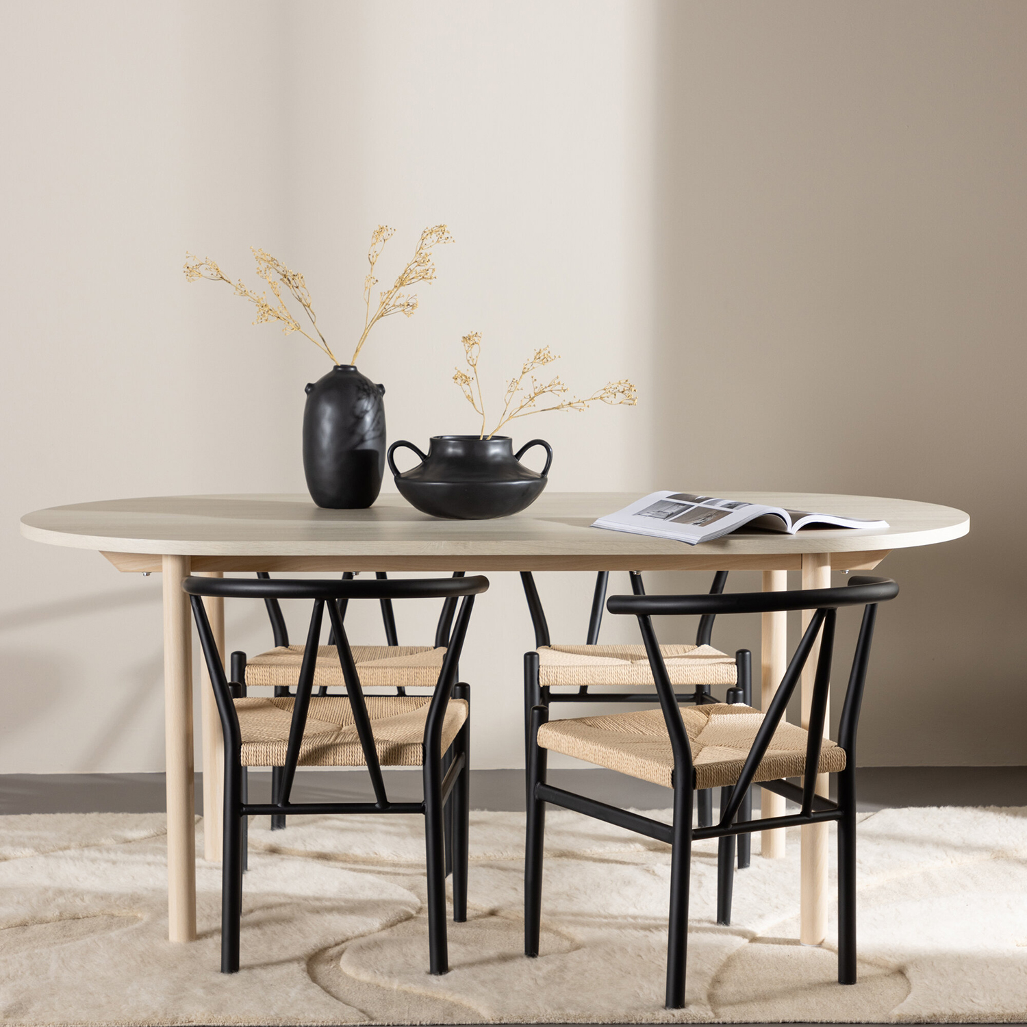 Matgrupp Venture Home Andy 180 med 4 st Alfons Stolar