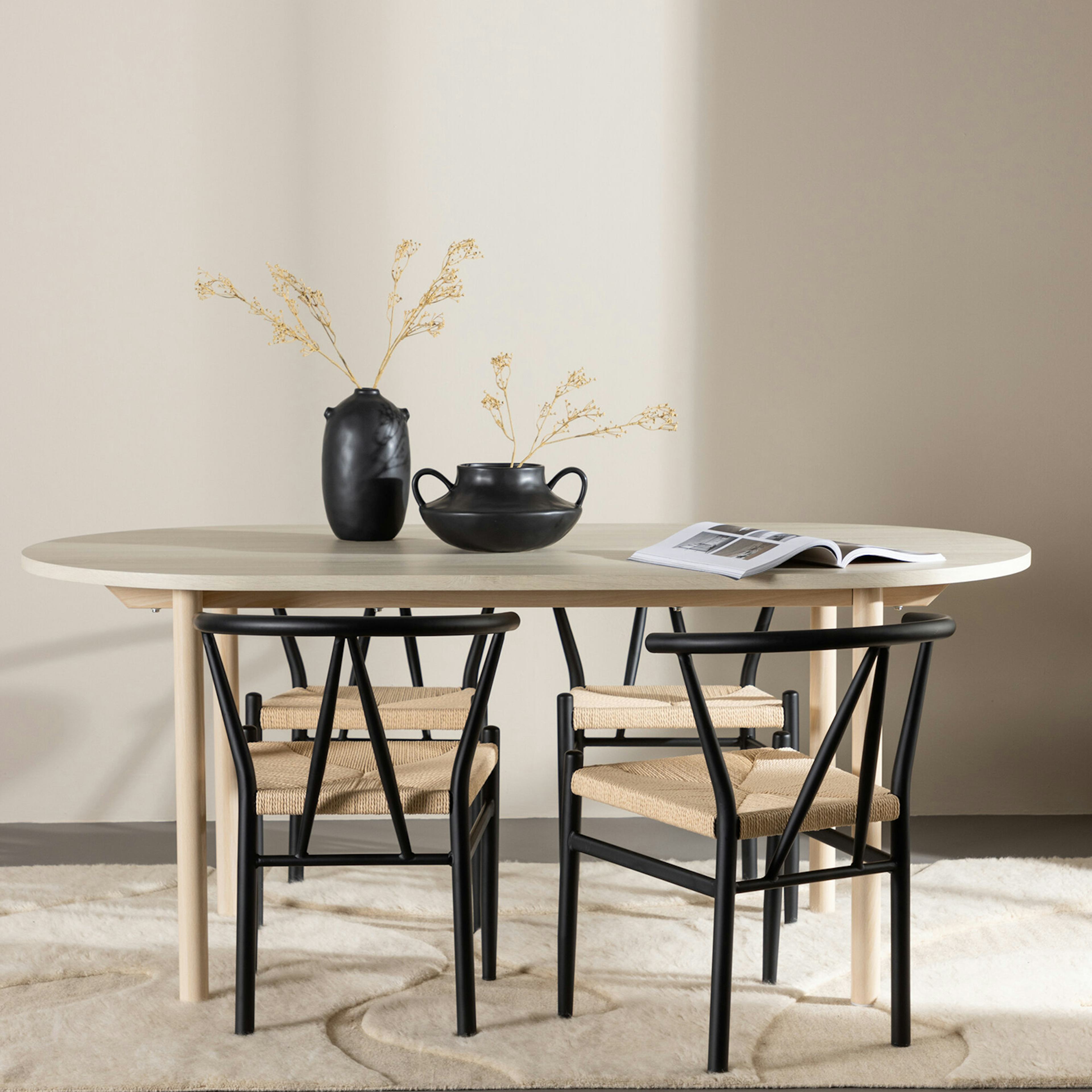 Matgrupp Venture Home Andy 180 med 4 st Alfons Stolar