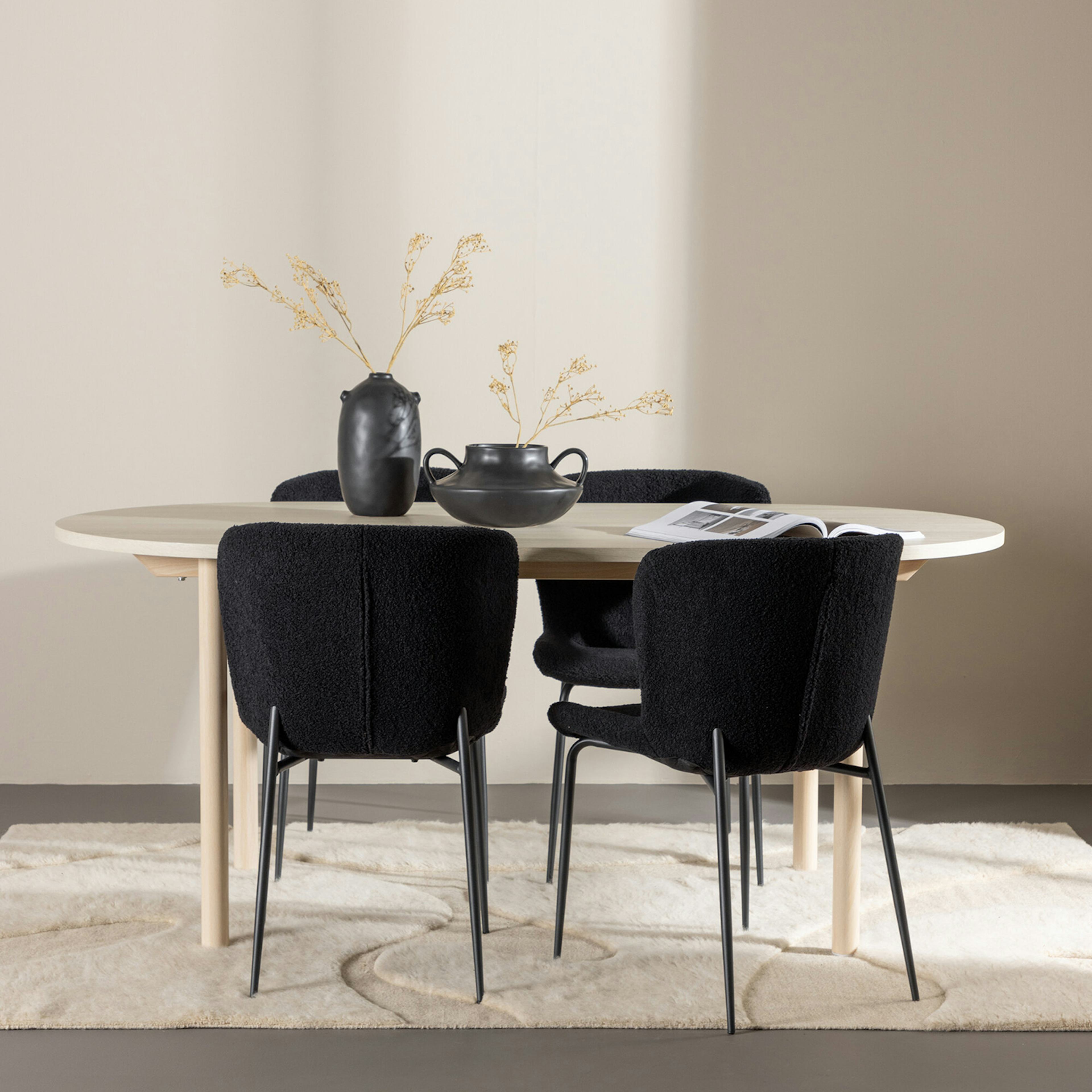 Matgrupp Venture Home Andy 180 med 4 st Modesto Stolar