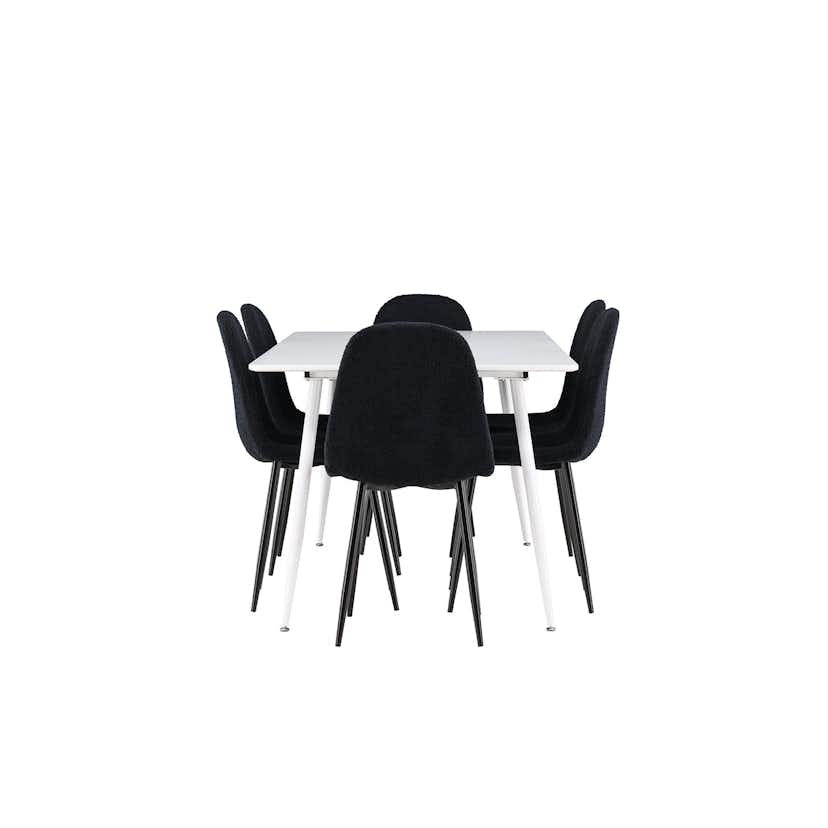 Matgrupp Venture Home Silar 180 med 6 st Polar Stolar Teddy