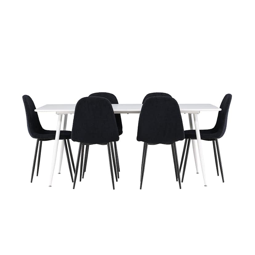 Matgrupp Venture Home Silar 180 med 6 st Polar Stolar Teddy