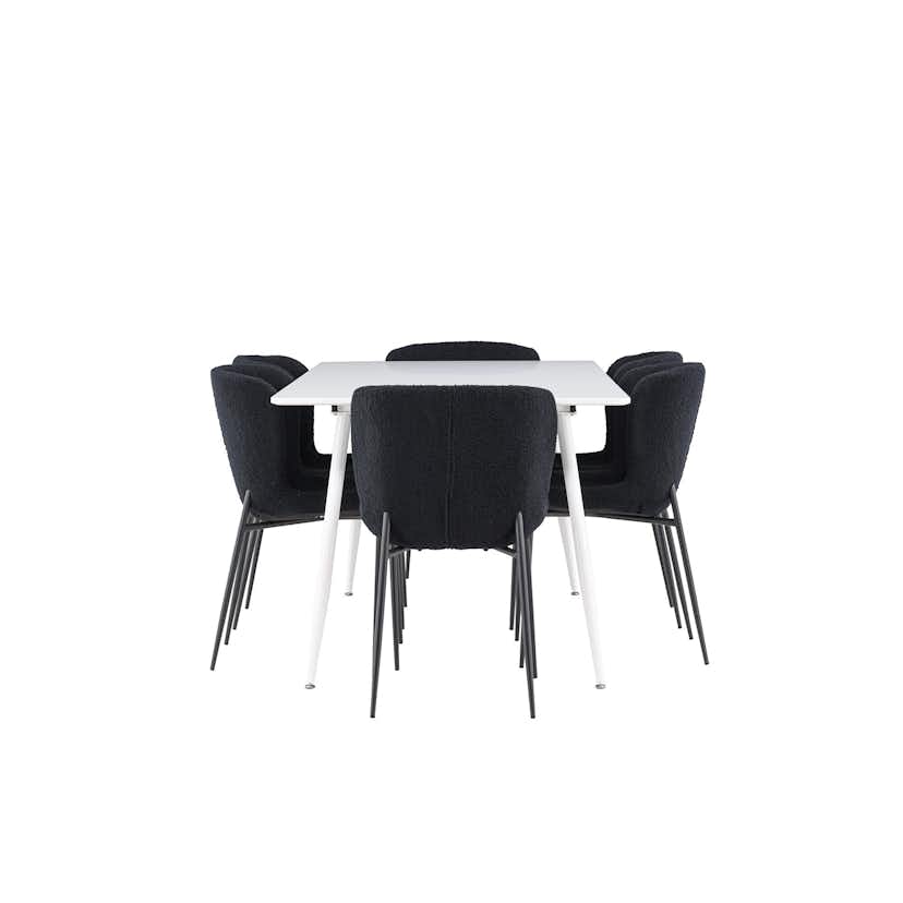 Matgrupp Venture Home Silar 180 med 6 st Modesto Stolar